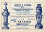 Carte de visite P. Stapper, appareils et ustensiles pour brasseries, malteries et distilleries, Chaussée de Ninove, 179 (Molenbeek-Saint-Jean), 1909.<br>