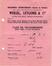 Formulaire Taxe de transmission Weygel & Leygonie & Cie, agents en douane, Rue Van Meyel, 30 (Molenbeek-Saint-Jean), 1925.<br>