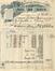 Factuur Manufacture générale de glaces Fred. Van Herck, de Launoystraat [Delaunoystraat], 17-19 (Sint-Jans-Molenbeek), 1893.<br>