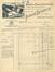 Facture Fabrique de carrelages et de ciment Isidore Dubrucq, Quai de Willebroeck, 17 (Molenbeek-Saint-Jean), 1899.