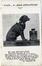 Prentkaar t“Sadi” de filantropische hond die verzamelt voor het OEuvre de l'Assiette de Soupe (Sint-Jans-Molenbeek), z.uitg., 1911.<br>