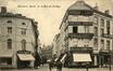 Prentkaart Handschoenenfabriek Samdam aan de ingang van de Rue du Collège (Charleroi), z.uitg., 1906.<br>