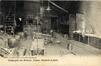 Prentkaart Compagnie des Bronzes, ovens van de gieterij, uitg. Désiré Van Dantzig et fils (Brussel), s.d. [rond 1905-1910].<br>