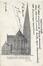 Postkaart Project Sint-Remigius-kerk, oostgevel (Sint-Jans-Molenbeek), architect Clément Léonard, z.uitg., 1902.<br>