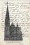Carte postale Projet église Saint-Remi à Molenbeek-Saint-Jean, façade Ouest, architecte Clément Léonard, s.éd., s.d. [vers 1902].<br>