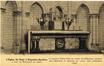 Carte-vue Eglise Saint-Remi, le maître-autel avec tabernacle et ciboire (Molenbeek-Saint-Jean), s.éd., s.d. [vers 1925].<br>