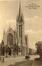 Carte-vue Eglise Saint-Remi vue de la Rue de l'Intendant (Molenbeek-Saint-Jean), éd. Henri Georges (Bruxelles), s.d. [vers 1930].<br>