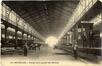 Carte-vue Intérieur de la Gare Maritime à Tour & Taxis (Bruxelles), éd. Grand Bazar Anspach (Bruxelles), 1909.<br>