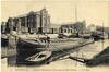 Prentkaart Kanaal van Charleroi (Sint-Jans-Molenbeek) en Kazerne van het Klein Kasteeltje (Brussel), uitg. ND Phot., s.d. [begin 20ste eeuw].<br>