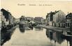 Carte-vue Canal de Charleroi, Quai de Mariemont et Quai de l'Industrie (Molenbeek-Saint-Jean), éd. Wilhelm Hoffmann (Dresde), s.d.