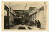 Fotokaart Industrieel gebouw in aanbouw in Sint-Jans-Molenbeek, fotogr. onbekend, s.d. [jaren 1940-1950?].<br>