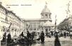 Carte-vue Place Communale avec marché, manège et Maison communale, s.éd., 1906.