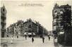 Carte-vue Carrefour Rue de la Meuse et Rue de Flessingue (Molenbeek-Saint-Jean), éd. Henri Georges (Bruxelles), 1921 (?).<br>