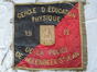 Drapeau du Cercle d'éducation physique de la police de Molenbeek-Saint-Jean, 1922.<br>