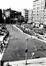 Photo Match de balle pelote au Parvis Saint-Jean-Baptiste (Molenbeek-Saint-Jean), photogr. Christophe Wallez, 1986.