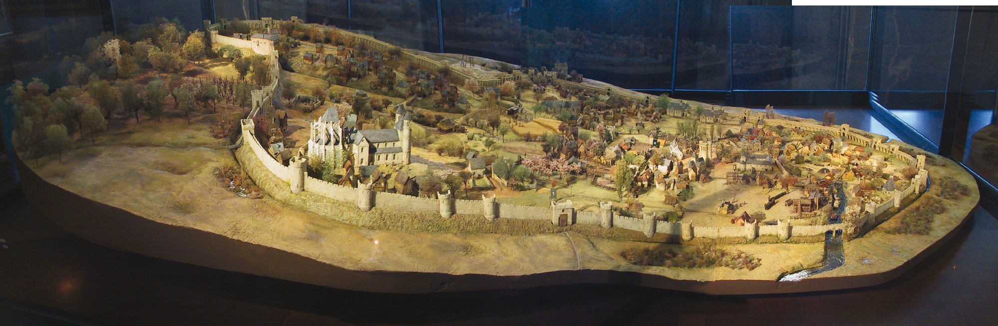 Maquette de Bruxelles au XIIIe siècle / Musée de la Ville de